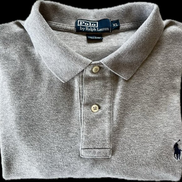 Polo Ralph Lauren Other - POLO Ralph Lauren Men's Gray Soft Cotton/Jersey Knit Polo Shirt - Classic Fit XL